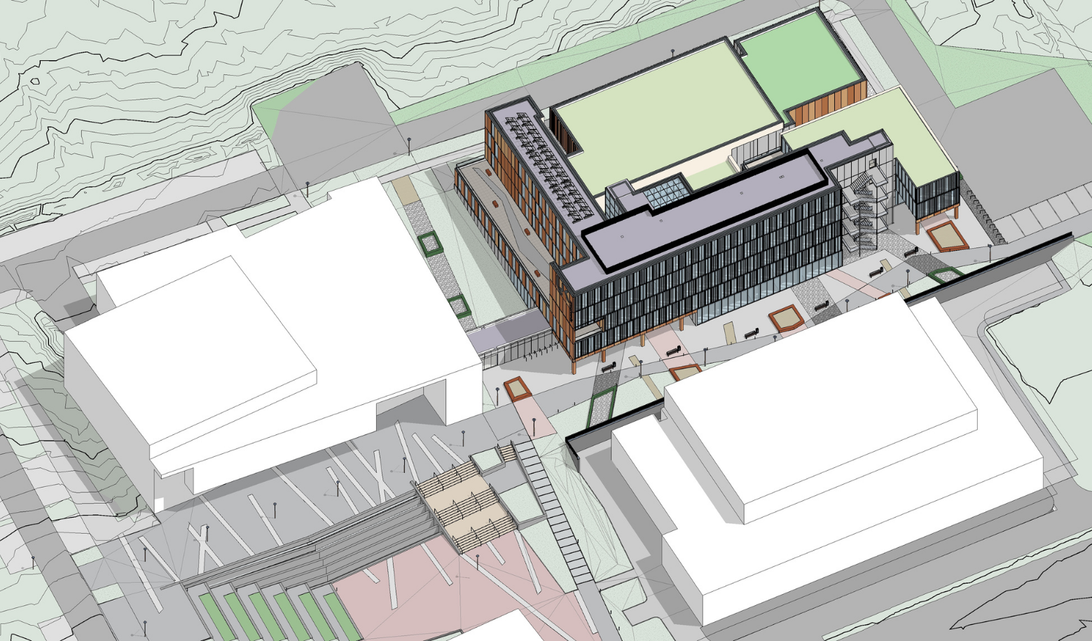 Projekt koncepcyjny budynku Wydziału Sztuki UJKStudio architektury LEM - Kraków